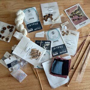 Knitting Supply Bundle – Needles, Cables, Buttons & Accessories